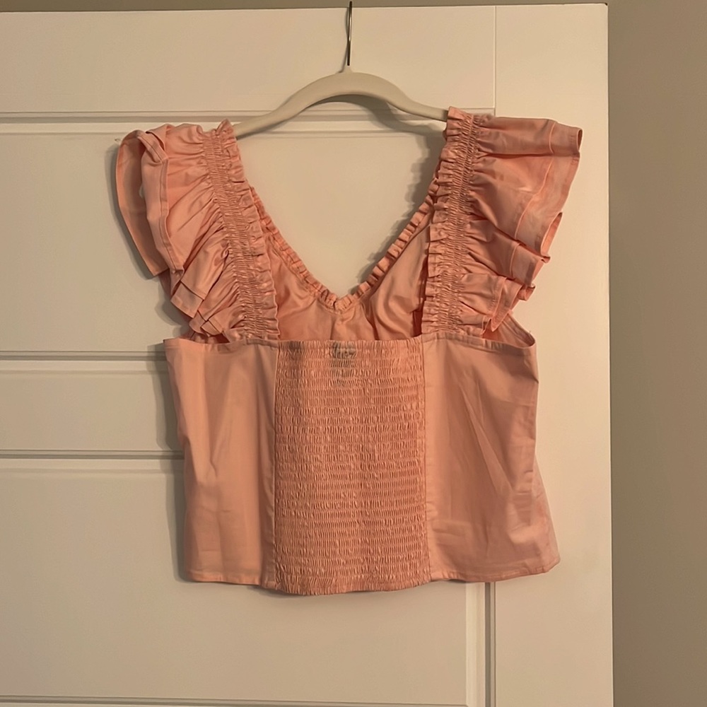 Wild Fable Ruffle Croptop - Picture 2 of 2